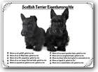 Warnschild - 20x30cm -  Lustige Eigentumsrechte - Scotch Terrier 01