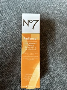 New No7 Radiance 15% Vitamin C Serum (25ml/0.84fl.oz) Exp:07/2025+ - Picture 1 of 4