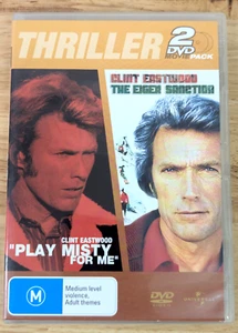 Play Misty for Me / The Eiger Sanctum DVD - Eastwood (Region 4, 2007) Free Post - Picture 1 of 6