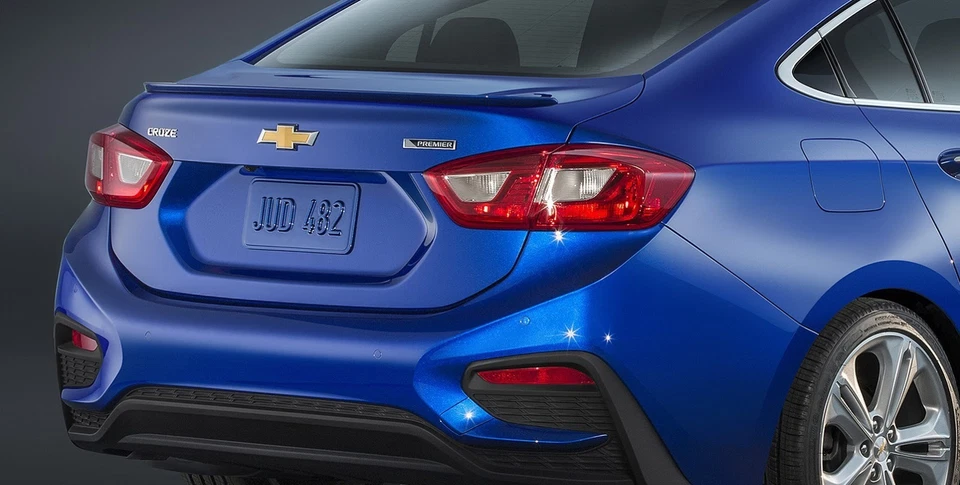 PAINTED FACTORY STYLE LIP SPOILER fits the 2016-18 CHEVROLET CRUZE Foto 1 de 1