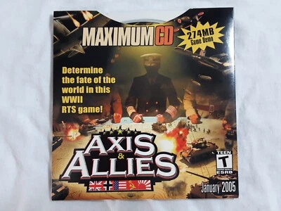 Axis & Allies game demo Maximum CD January 2005 - FREE SHIPPING - 274 MB - NEW - Image 1 of 3