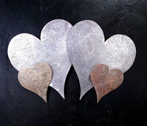 Wall Art Heart Cloud #1583 Mother's Day 25th Anniversary Valentine's Christmas - Picture 1 of 5