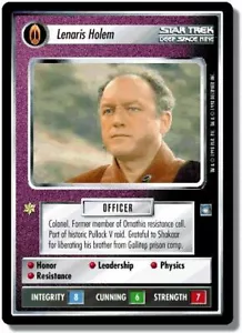 Star Trek CCG DS9 Deep Space 9 Lenaris Holem - Picture 1 of 1