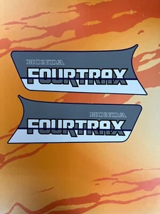 TRX 300 Tank Decal Set TRX300FW TRX300 Fourtrax Blue 1990 1991 1992 1993 - Picture 1 of 2