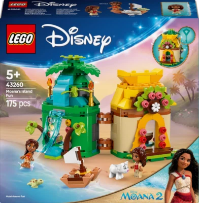 LEGO Disney Moana 2 Moana's Island Fun 43260 Kit de construcción 175 piezas Foto 1 de 4