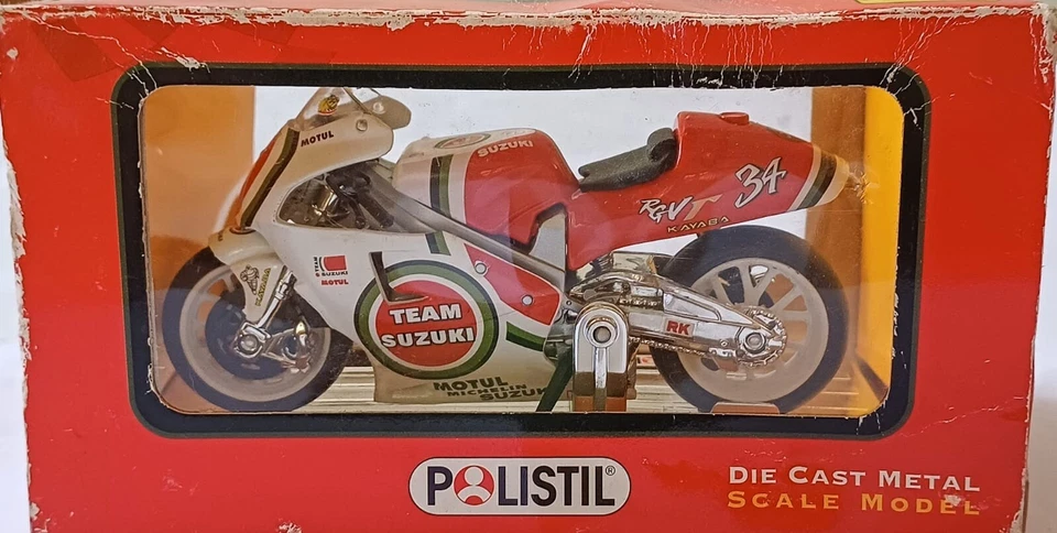 Polistil  Moto Suzuki RGV-r. Mint boxed, scala 1/18 - Immagine 1 di 1