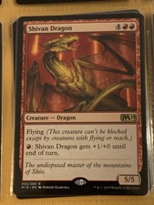 DDcards 🇨🇦Mtg Magic The Gathering Core 2019 M19 Shivan Dragon