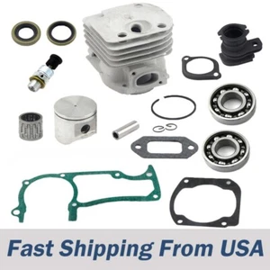 USA Holzfforma 48mm Square Inlet Cylinder Piston Kit Oil Seal For HUS 372 372XP - Picture 1 of 1