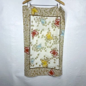 Vintage Tastemaker Standard Pillowcase Muslin Butterfly Print 19.5" x 31" - Picture 1 of 3