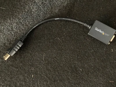 Startech Display Port to VGA Video Adapter Converter - (DP2VGA2) Black - Image 1 of 2