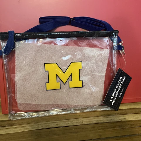 Michigan Wolverines Ladies Clear Messenger Bag(FL82) Cover