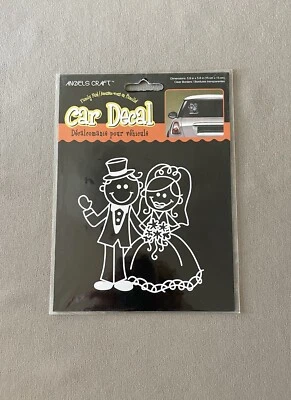 Angels Craft “Married Couple” Car And Window Decal, 5.8” X 5.8”, New In Package! - Image 1 of 4