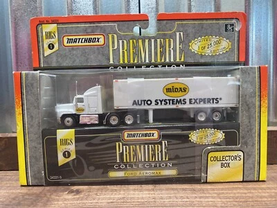 1996 Matchbox Premiere Collection Series 1 Midas Truck and Trailer - New in Box - Image 1 of 4