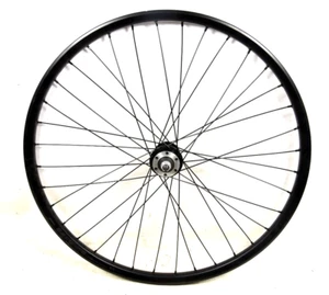 Rueda de freno de disco delantera 26" 559 - 19 Rodi Web llanta de disco negro cubo Quando eje de 3/8" - Imagen 1 de 2