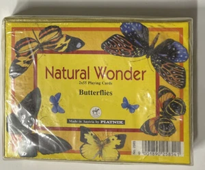 Vintage Playing Cards Swap Butterflies Platnik Austria 2 Decks No. 2585 GG - Picture 1 of 2