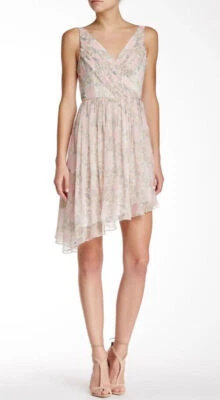 NUEVO ELIZABETH AND JAMES 'Manette' Vestido de Seda Estampado Floral (Talla 6) Foto 1 de 4