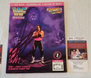 UNDERTAKER Autographed Signed August 1997 WWF Full Magazine JSA WWE Wrestling - Picture 1 of 1