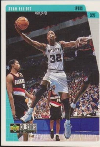 1997-98 Collector's Choice Basketball #127 Sean Elliott - Imagen 1 de 2