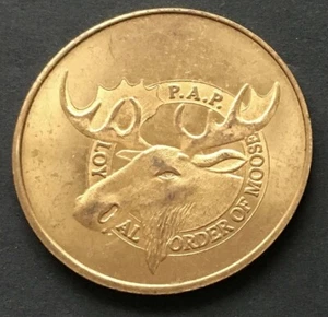 Royal Order of Moose Springfield Oregon No 1726 Good For 1 Dollar in Trade Token - Picture 1 of 2