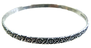 BRAZALETE DE COLECCIÓN DE 3/16" FELCH & CO DANECRAFT CÍRCULOS DE FLORES - Imagen 1 de 6