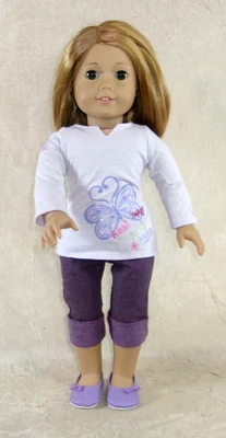 Muñeca American Girl Truly Me #37 Retirada Rubia Fresa Pecas Ojos Verdes Foto 1 de 4