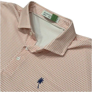 Polo de rendimiento Holderness and Bourne F16 Fighter Jet Palm Tree Logo para hombre XXL - Imagen 1 de 8