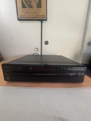 Denon DCM-370 5 Disc CD Stereo Changer - TESTED - EB-18436 - Image 1 of 4