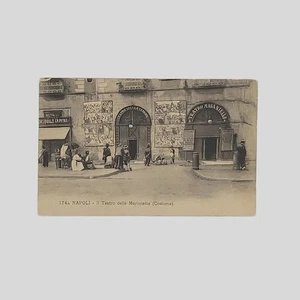 Teatro Pupi Stella Cerere e Masaniello Donna Peppa Rara Cartolina d'epoca NV - Picture 1 of 2