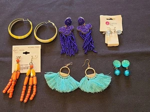 Schönes Konvolut Ohrringe, 6, verschiedene Designs - Bild 1 von 4