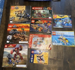 Lote de manuales de instrucciones del sistema Lego - Imagen 1 de 8