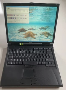 Dell Latitude C800, 20GB+40GB HDD, DVD-ROM, 3.5" Diskette, 256MB Memory - Picture 1 of 4