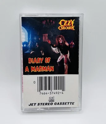 Ozzy Osbourne - Diary of a Madman Cassette Tested Reissue Clear Rhoads Metal - Image 1 of 4