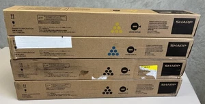 4 PK Sharp Genuine MX61NT Toner KKCY MX-61NT-CA MX-61NT-YA MX-61NT-BA OEM - Picture 1 of 5