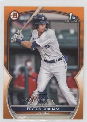 2023 Bowman Prospects Orange /25 Peyton Graham #BP-57 - Image 1 of 2