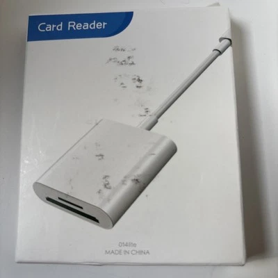 Apple Compatible Card Reader For Camera SD Cards Open Box New - Image 1 of 4