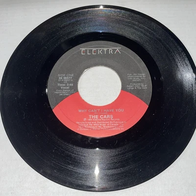 THE CARS Why Can't I Have You 45 RPM  7" POP ROCK Elektra 7-69657 1985 Record - Image 1 of 2