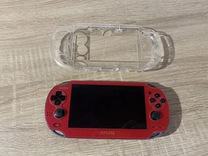 5829 Sony PlayStation PS VITA 1000 Cosmic Red Excellent TESTED - Picture 1 of 14