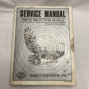 Harley-Davidson 1984-1990 FLT/FXR Models Official Factory Service Manual- Used - Picture 1 of 5
