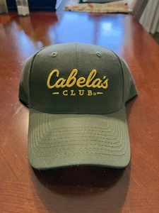NEW Cabelas Club Hat Cap Snap Adjustable Casual Mens - Picture 1 of 3