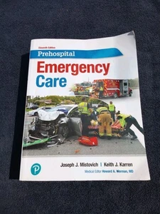 Prehospital Emergency Care 11th Edition Nice Cnd Clean Pages Mistovich Fst Ship - Bild 1 von 3