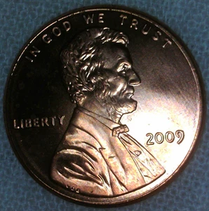 2009 LP2 Lincoln cent extra pinky finger error - Picture 1 of 10