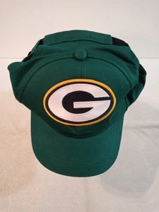 Cappello stile baseball Little Earth GREEN BAY PACKERS vestibilità regolabile pet taglia L -NUOVO - Foto 1 di 5