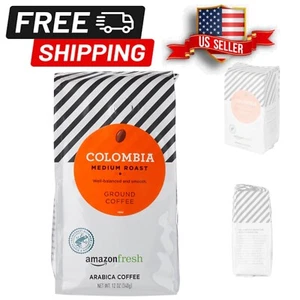 12 Ounce Colombia Ground Coffee - Medium Roast with Cocoa and Citrus Finish - Picture 1 of 10
