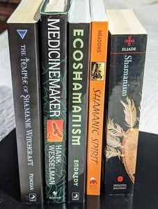 Shaman Witchcraft 5 Books Eco Shamanism Medicine Maker Temple 1st Edition EUC - Picture 1 of 21