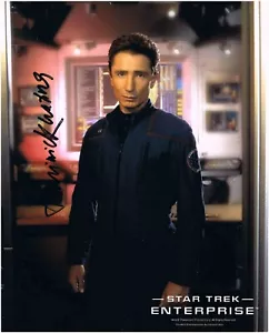 Dominick Keating handsignierte Farbe 8x10!! Star Trek Enterprise. Lt. Reed. - Bild 1 von 2