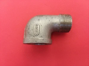 CAMCO STAINLESS STEEL 90° STREET ELBOW TYPE 304 SIZE 1" NPT NNB - Picture 1 of 3