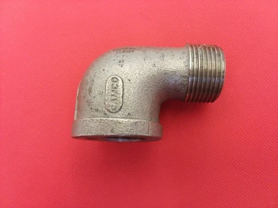 CAMCO STAINLESS STEEL 90° STREET ELBOW TYPE 304 SIZE 1" NPT NNB - Image 1 of 3