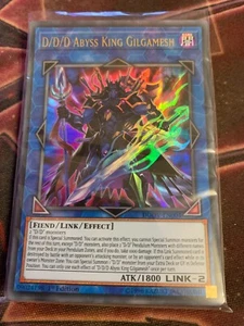 D/D/D Abyss King Gilgamesh DUOV EN004 Ultra Rare 1st Edition Yugioh - Picture 1 of 1