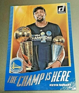 KEVIN DURANT-2017 PANINI-THE CHAMP IS HERE INSERT 🏀 BASKETBALL CARD GS WARRIORS - Picture 1 of 1
