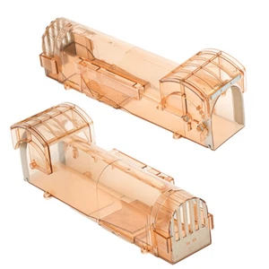 2 Pack Humane Mouse Traps Live Mouse Reusable Small Rat Traps Catcher Mice House - Picture 1 of 9